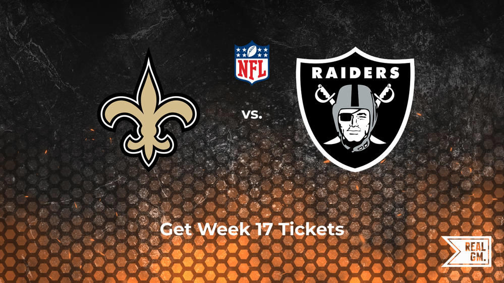 Week Raiders Vs Saints Tickets Available For Sunday Dec Realgm