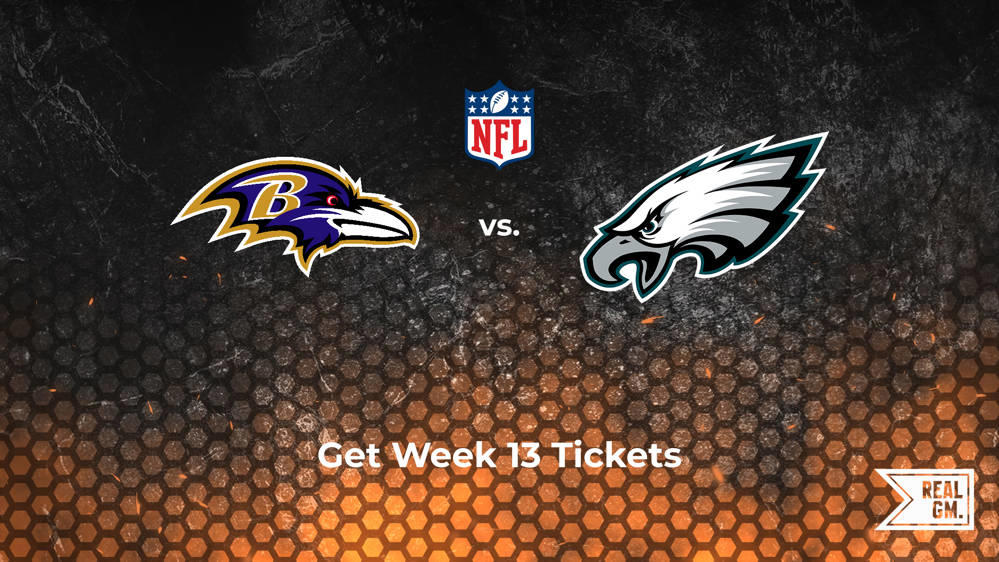 Week 13 Ravens vs. Eagles Tickets Available for Sunday, Dec. 1 RealGM