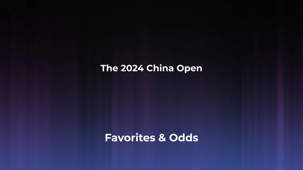 The China Open Betting Odds, Favorites and Player Previews - Women's Singles