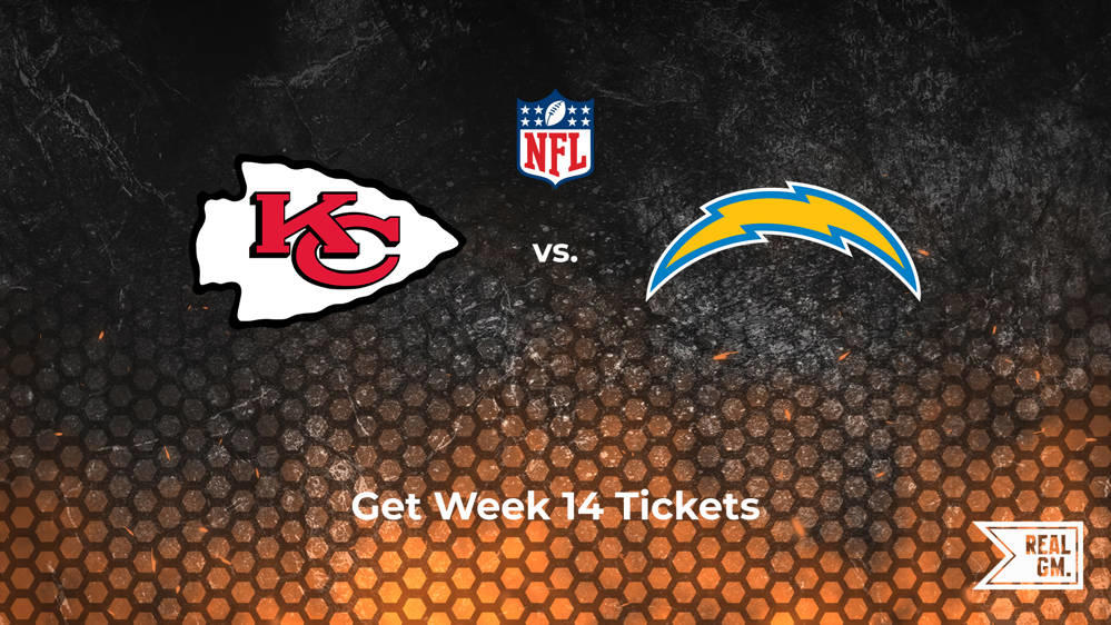 Week 14 Chiefs vs. Chargers Tickets Available for Sunday, Dec. 8 RealGM