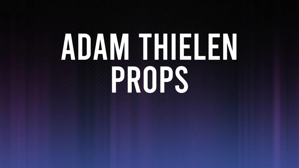 Week 2 Panthers vs. Chargers Player Props: Adam Thielen