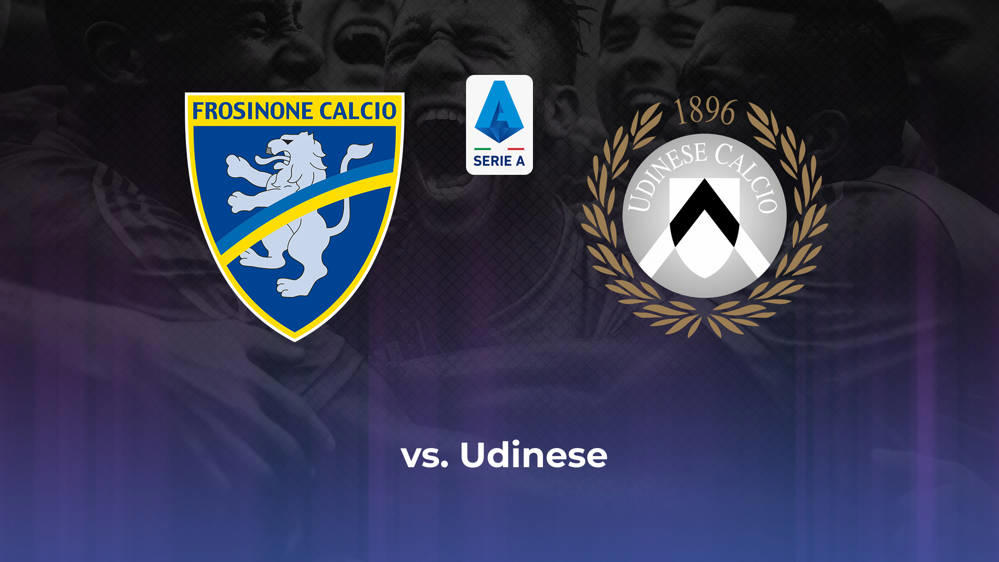 Frosinone Calcio vs. Udinese Betting Odds, Offensive Leaders, & Moneyline 5/26/2024