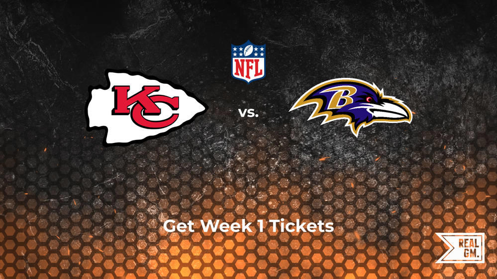 Week 1 Chiefs vs. Ravens Tickets Available for Thursday Night Football