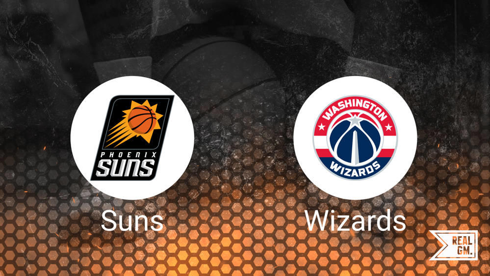 Suns vs. Wizards Tickets for Sale Saturday, Jan. 25 RealGM