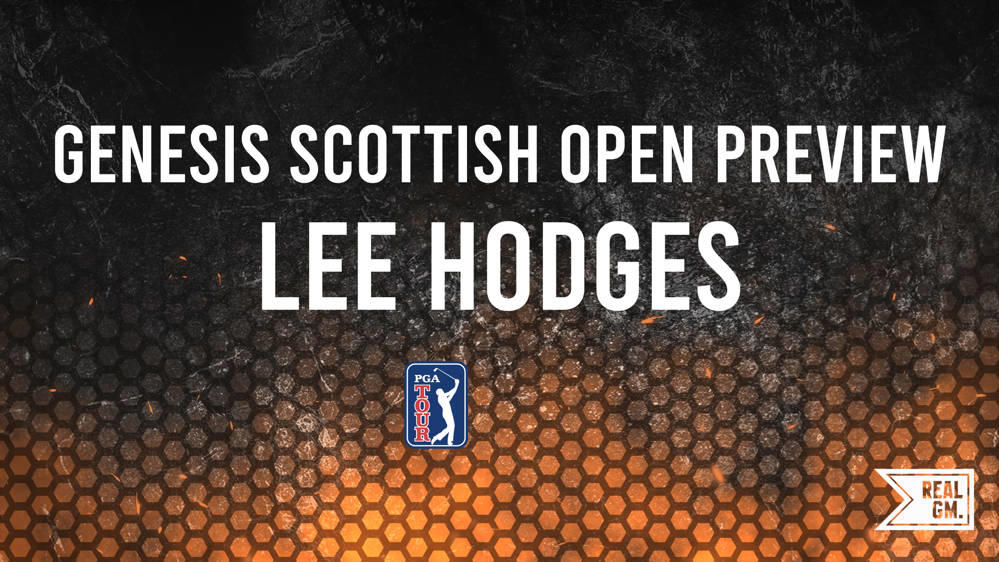 The 2024 Genesis Scottish Open Odds Lee Hodges RealGM