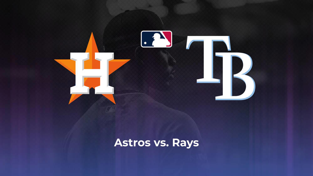 Astros vs. Rays Betting Odds, Probable Starters 8/3/2024