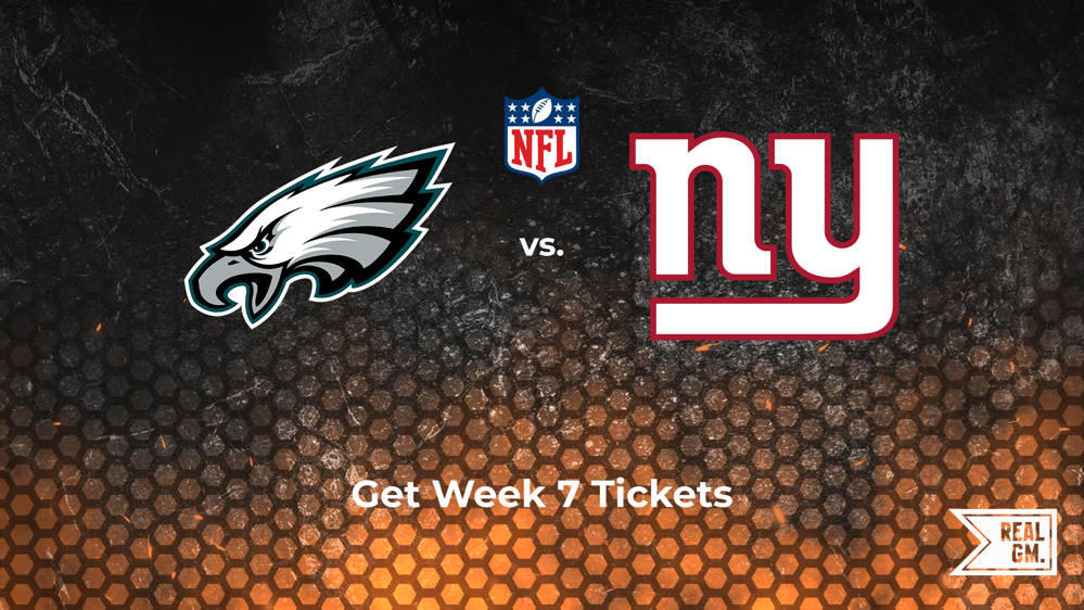 Week 7: Eagles vs. Giants Tickets Available for Sunday, Oct. 20 
