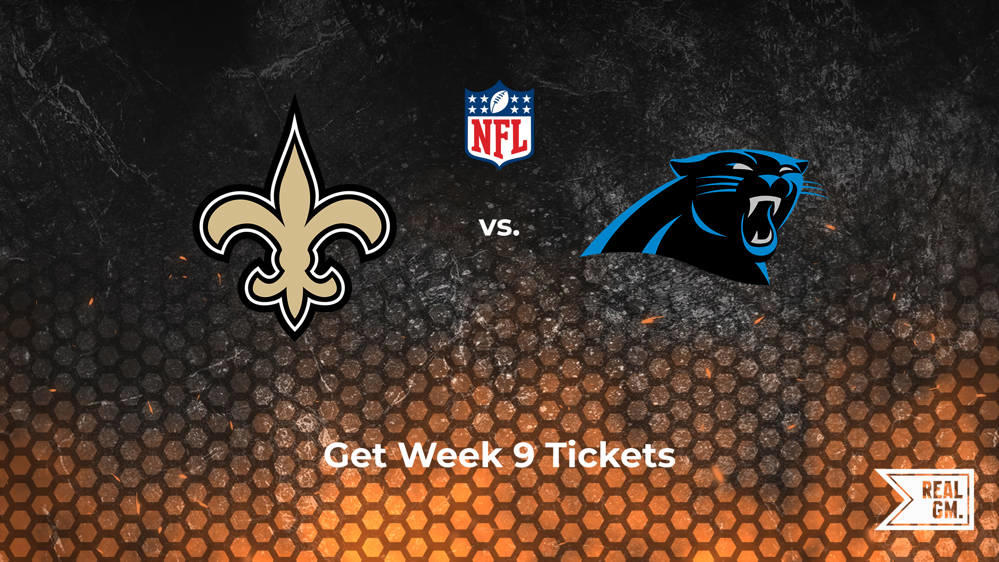 Week 9: Saints vs. Panthers Tickets Available for Sunday, Nov. 3 
