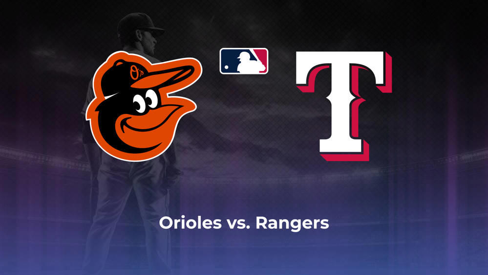 Orioles vs. Rangers Betting Odds, Probable Starters 7/21/2024