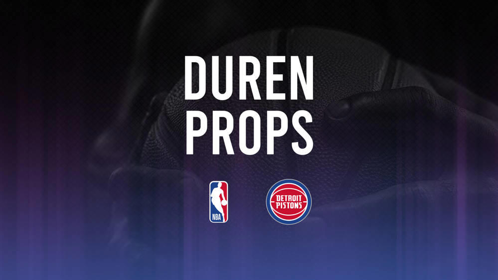 March 29 Pistons vs. Wizards Player Props: Jalen Duren