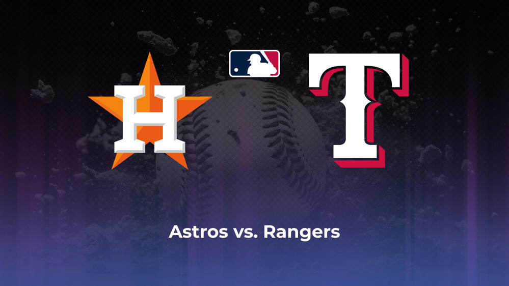 Astros vs. Rangers Betting Odds, Probable Starters 7/12/2024