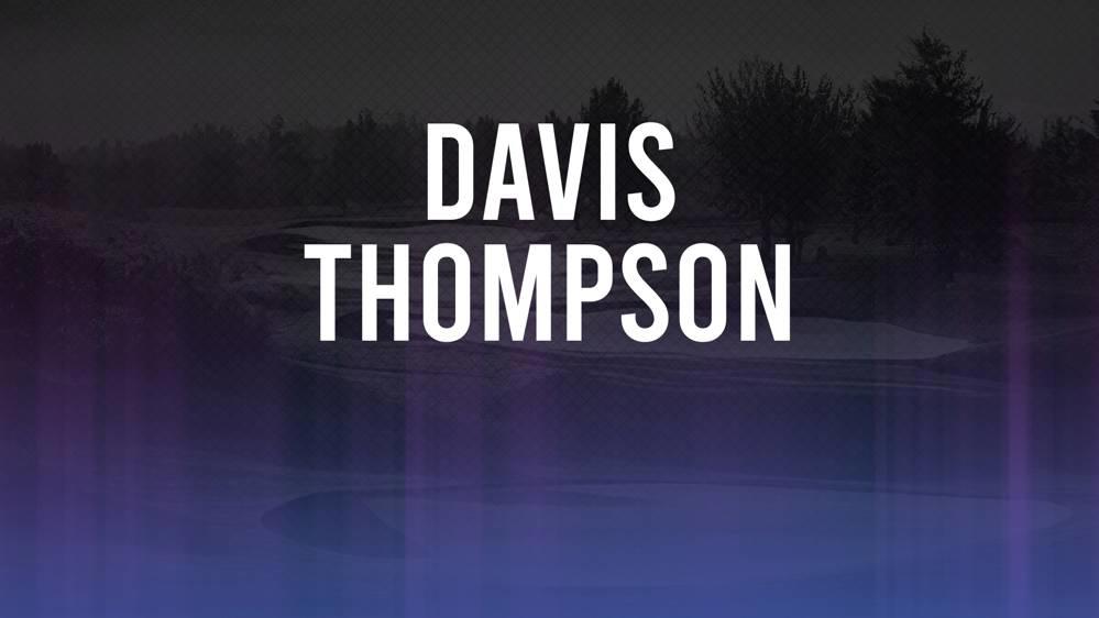 Davis Thompson The 2024 Valero Texas Open betting odds and trends