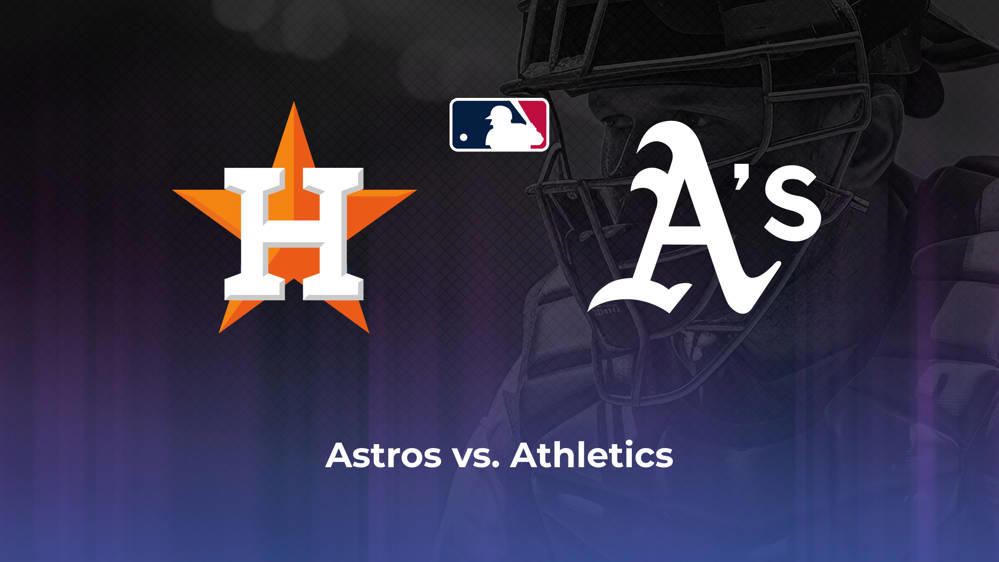 Astros vs. Athletics Betting Odds, Probable Starters 7/23/2024