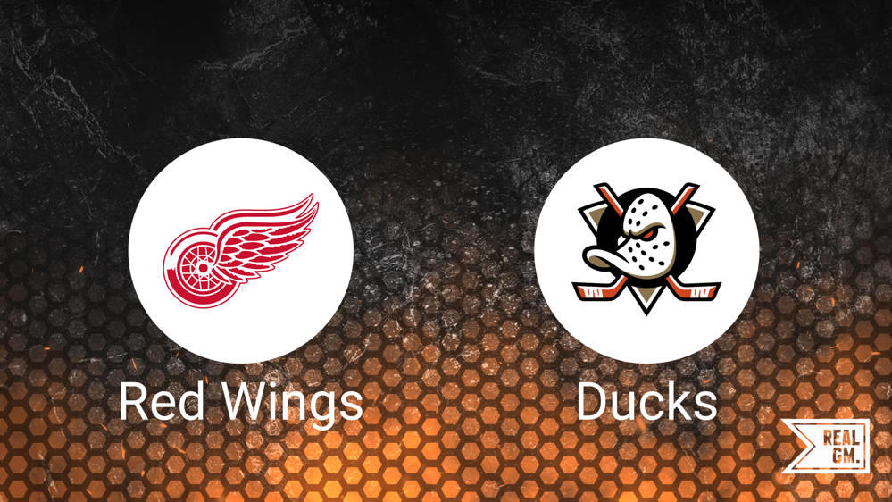 Red Wings vs. Ducks TV Channel and Live Stream Info | February 23 | RealGM