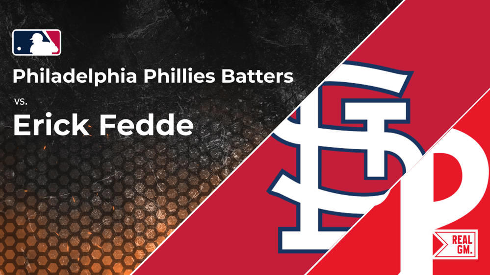 Phillies vs. Erick Fedde and the Cardinals: Batter vs. Pitcher Stats