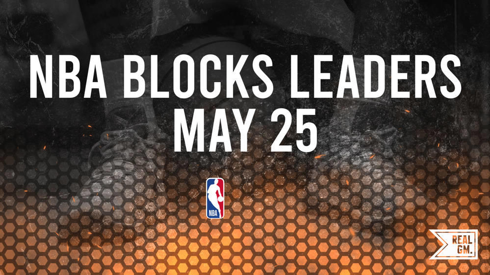 Yesterday's NBA Blocks Leaders May 25 RealGM