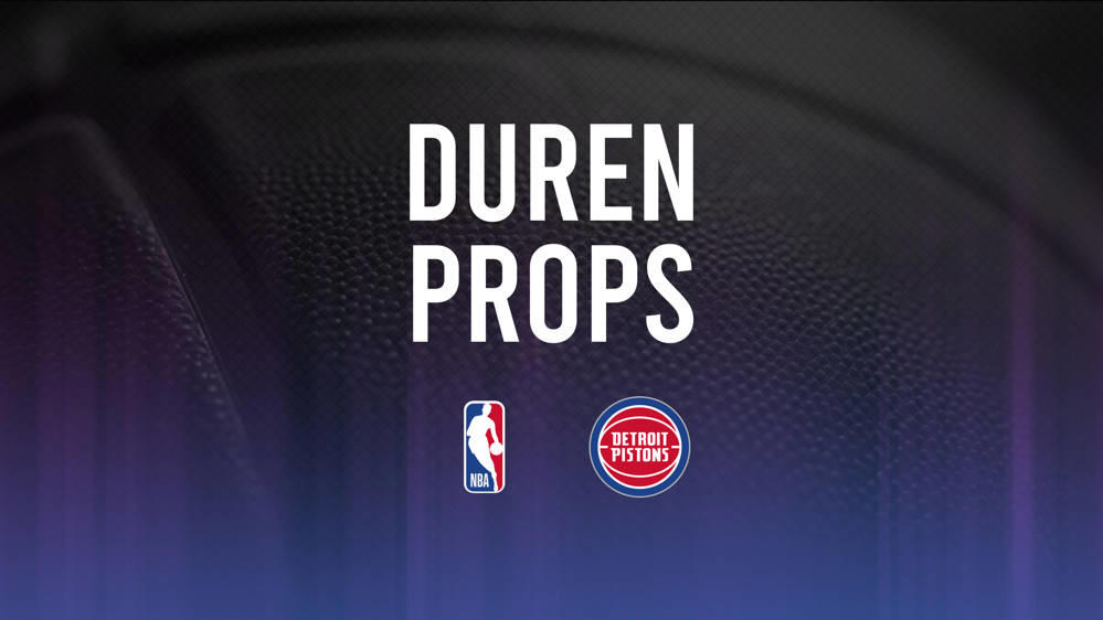 April 5 Pistons vs. Grizzlies Player Props: Jalen Duren