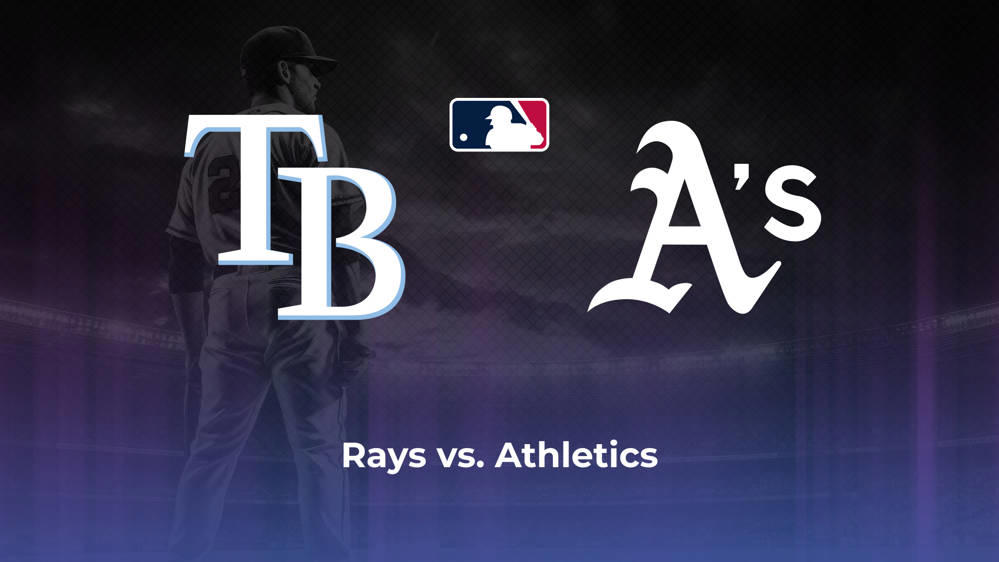 Rays vs. Athletics Betting Odds, Probable Starters 5/30/2024