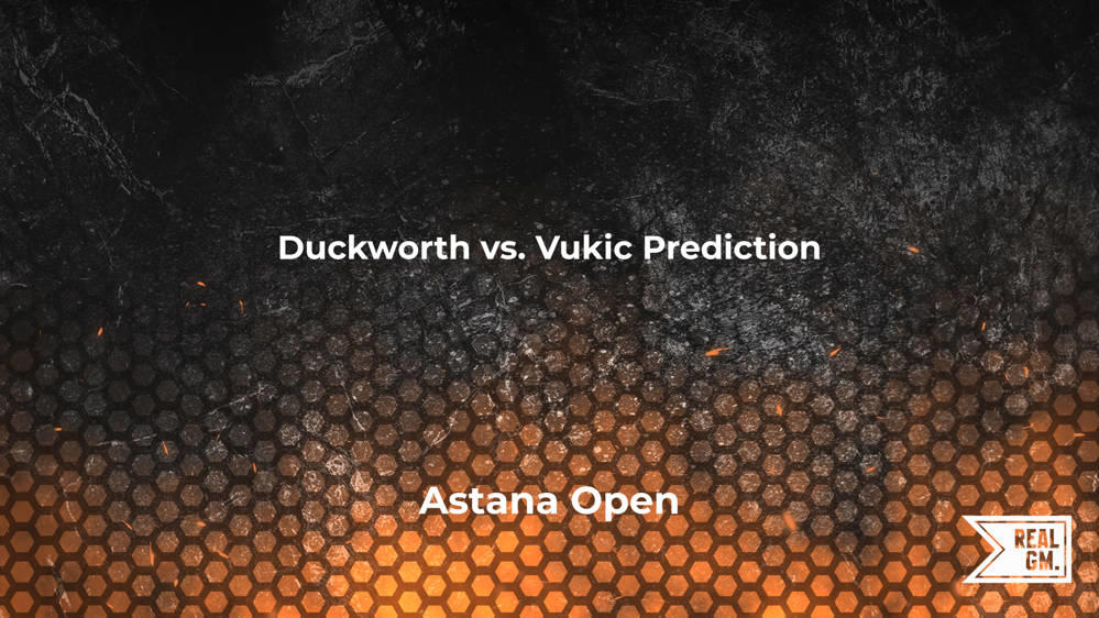 Duckworth Vs. Vukic Prediction And Match Betting Odds | Astana Open ...