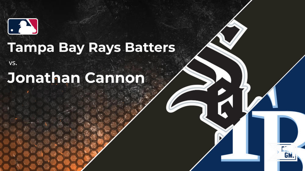 Rays vs. Jonathan Cannon and the White Sox Batter vs. Pitcher Stats