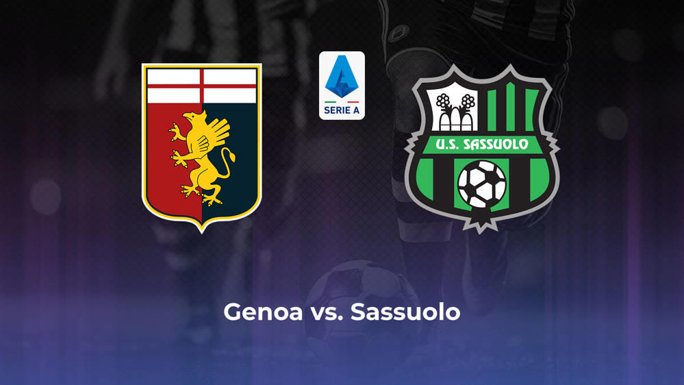 Genoa CFC vs. Sassuolo Betting Odds, Offensive Leaders, & Moneyline 5/12/2024