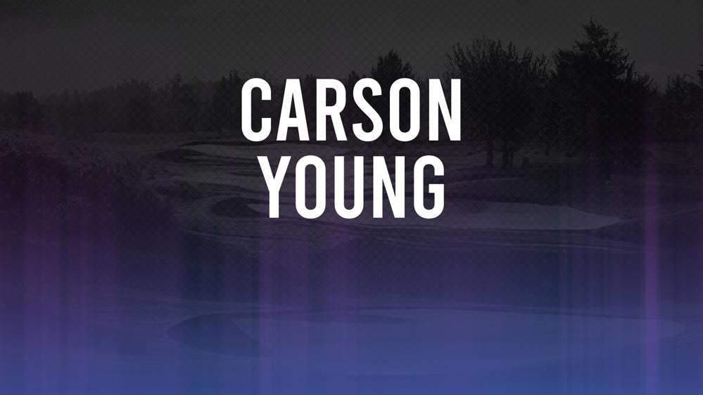 Carson Young The 2024 Valero Texas Open betting odds and trends