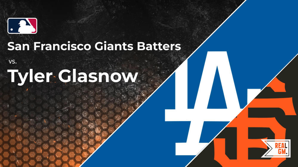 Giants vs. Tyler Glasnow and the Dodgers Batter vs. Pitcher Stats and