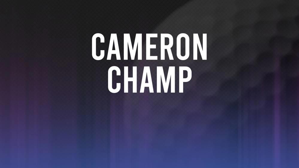 Cameron Champ The 2024 Sanderson Farms Championship betting odds and trends