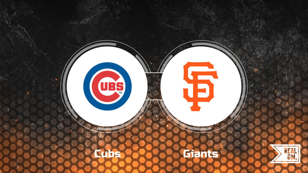 Cubs vs. Giants Player Props Betting Odds RealGM