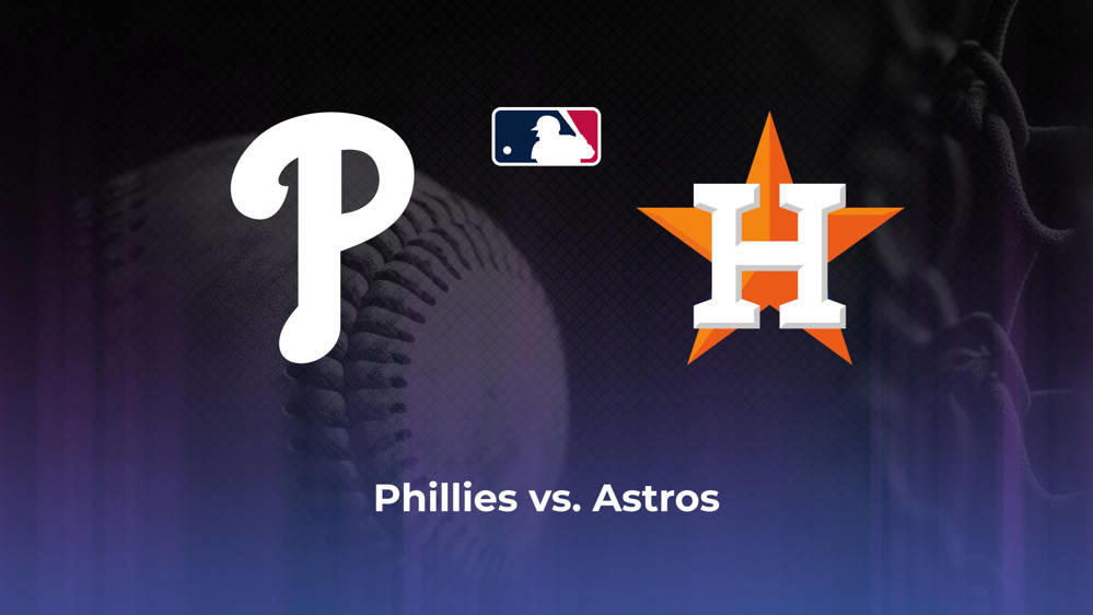 Phillies vs. Astros Betting Odds, Probable Starters 8/27/2024