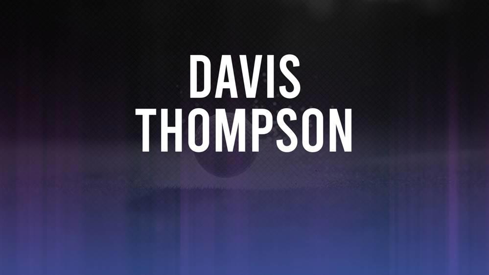 Davis Thompson The 2024 BMW Championship betting odds and trends