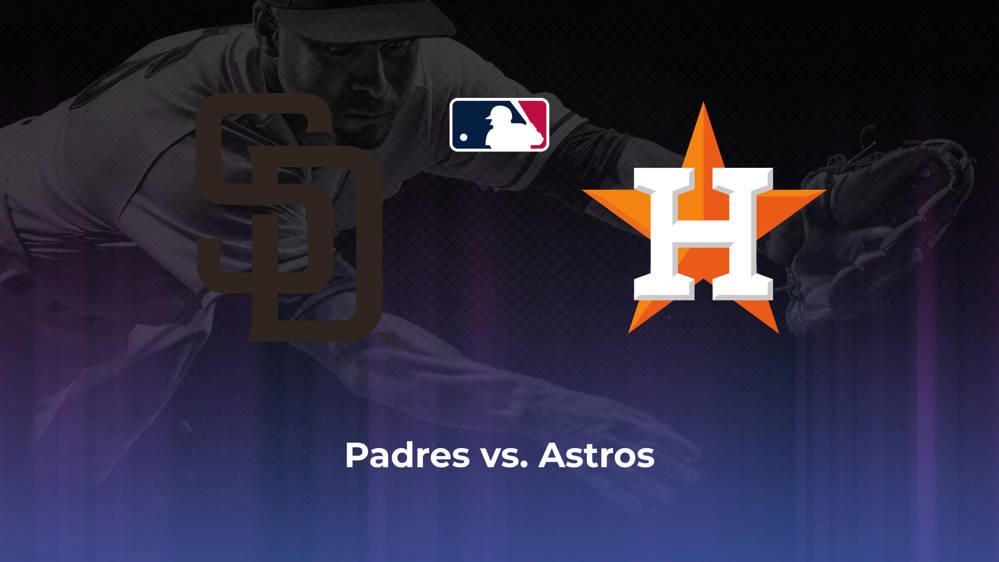 Padres vs. Astros Betting Odds, Probable Starters 9/16/2024