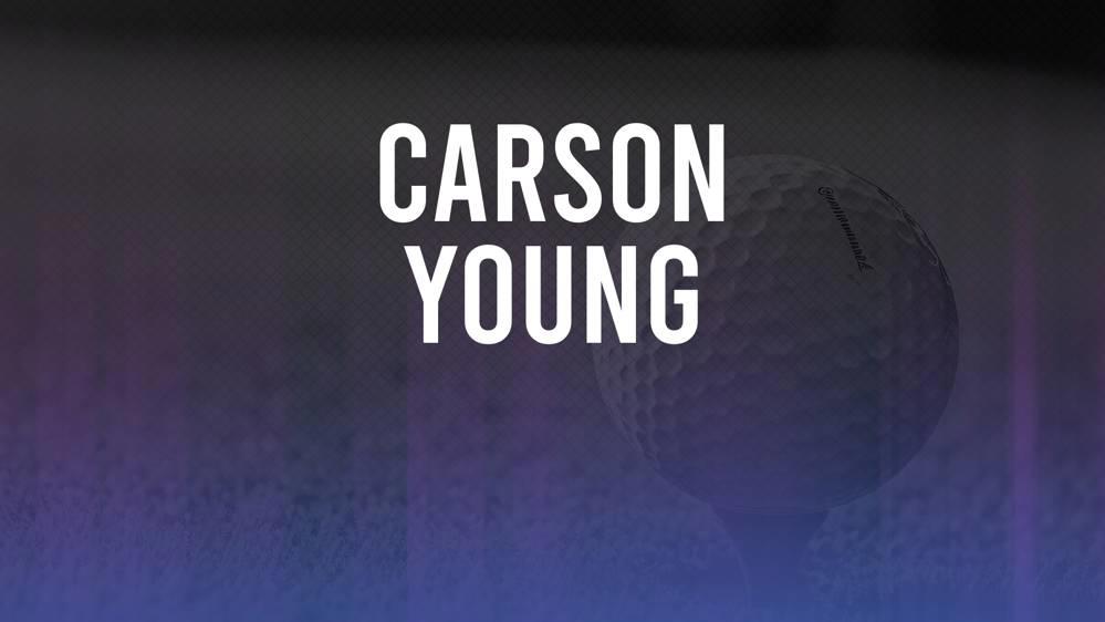 Carson Young The 2024 Fortinet Championship betting odds and trends