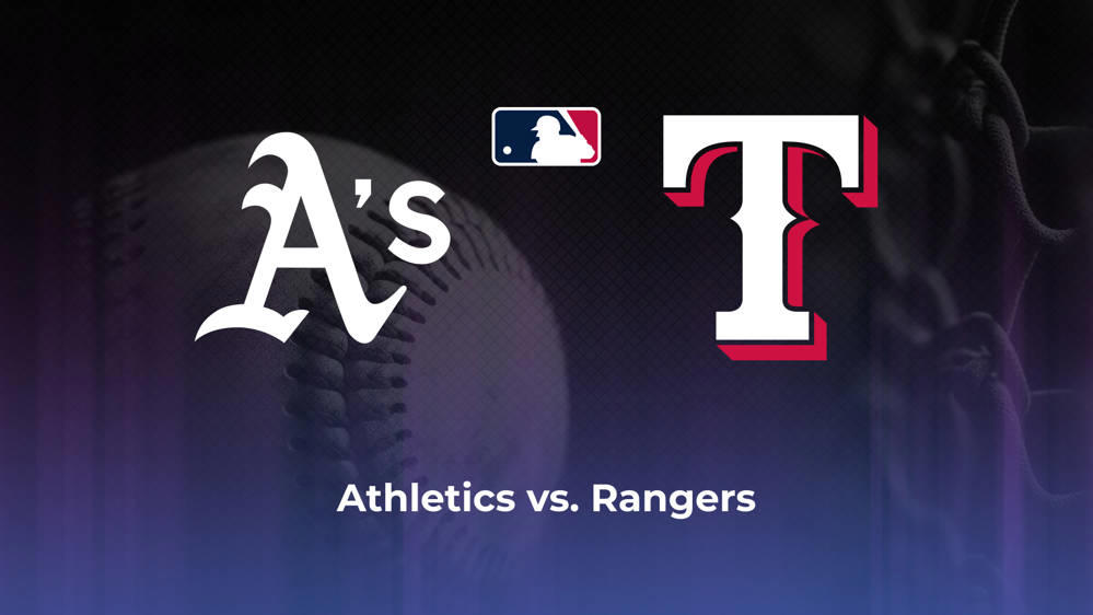 Athletics vs. Rangers Betting Odds, Probable Starters 9/26/2024