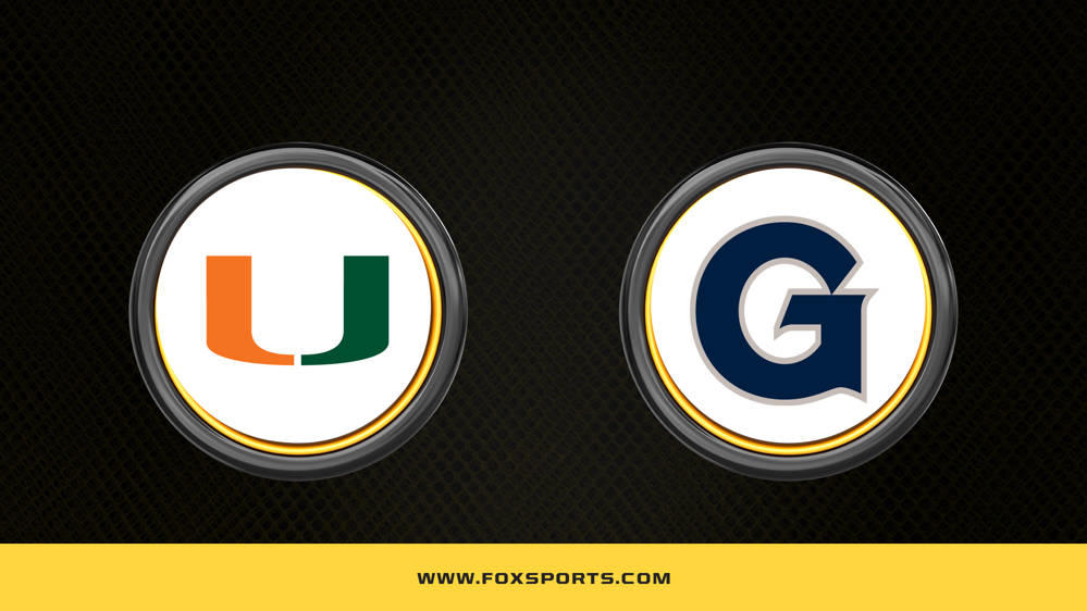 Miami (FL) vs. Georgetown Prediction, How to Watch, Odds, Channel - Nov 28