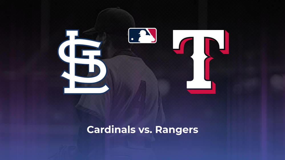 Cardinals vs. Rangers Betting Odds, Probable Starters 7/31/2024