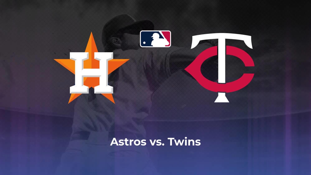 Astros vs. Twins Betting Odds, Probable Starters 6/1/2024