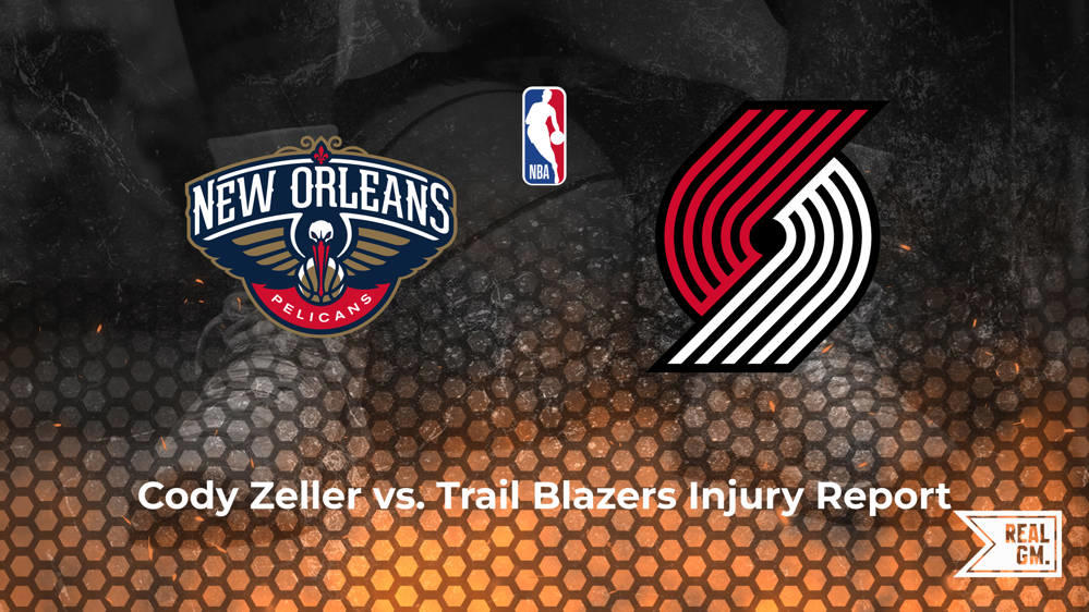 Will Cody Zeller play tonight vs. the Trail Blazers? RealGM