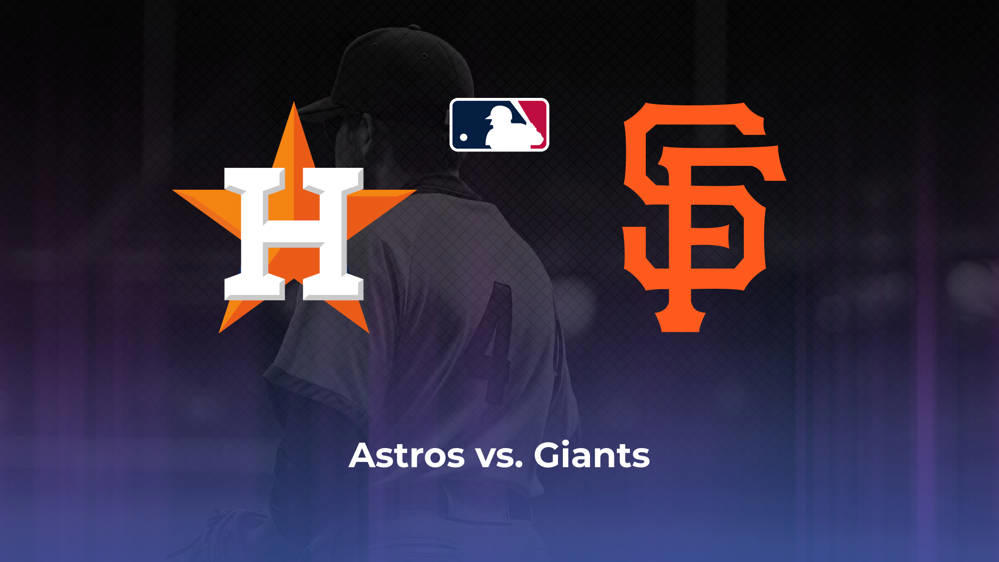 Astros vs. Giants Betting Odds, Probable Starters 6/10/2024