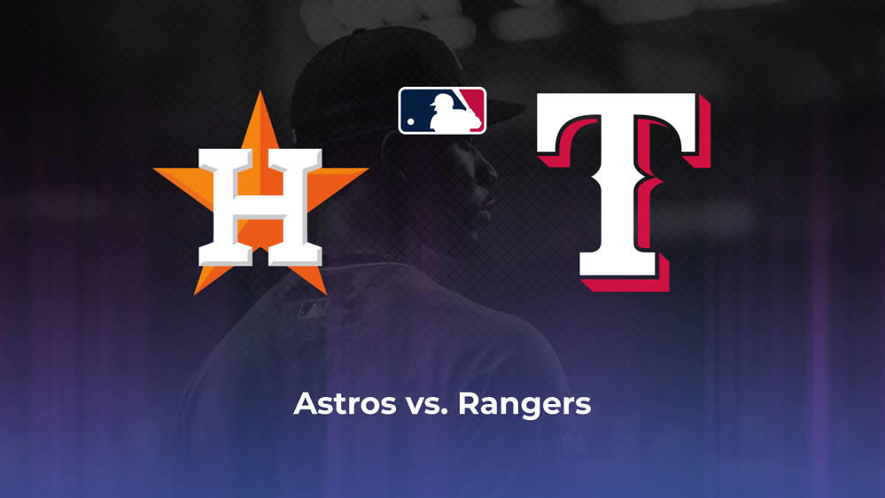 Astros vs. Rangers Betting Odds, Probable Starters 7/14/2024