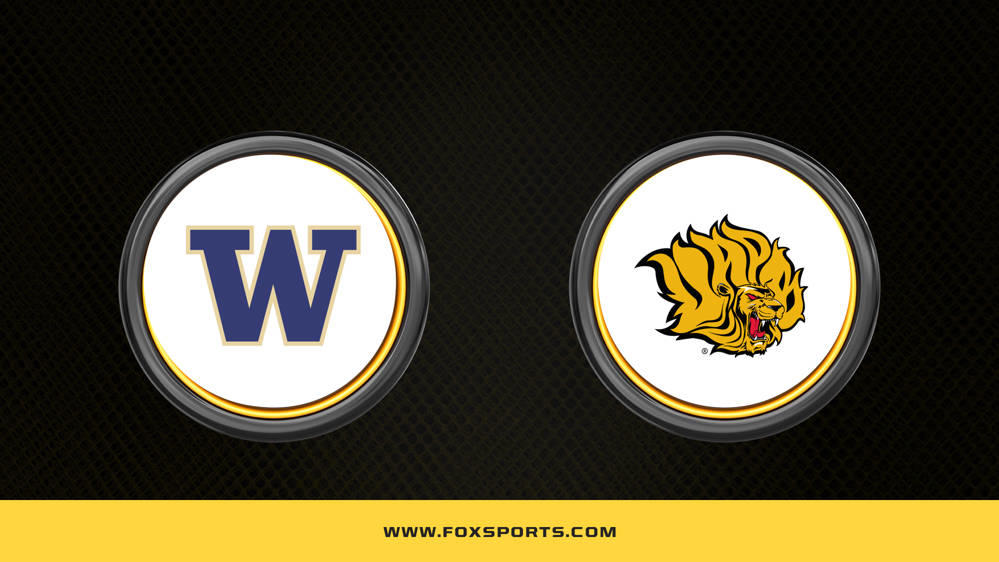 Washington vs. UAPB Prediction, How to Watch, Odds, Channel - Nov 3