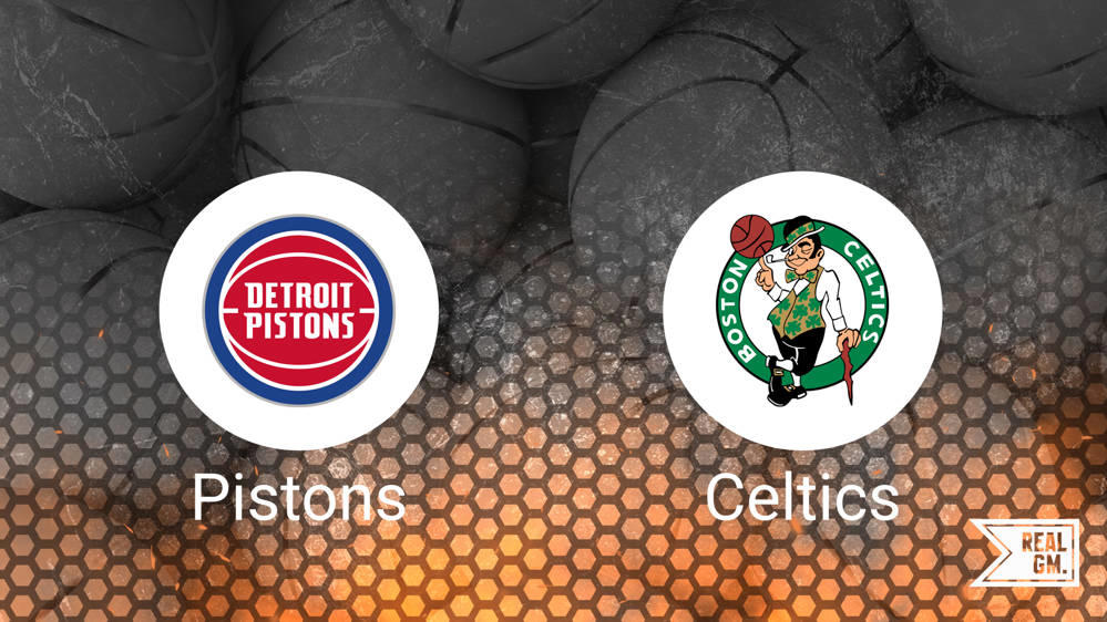 Celtics vs. Pistons Tickets for Sale Saturday, Oct. 26 RealGM