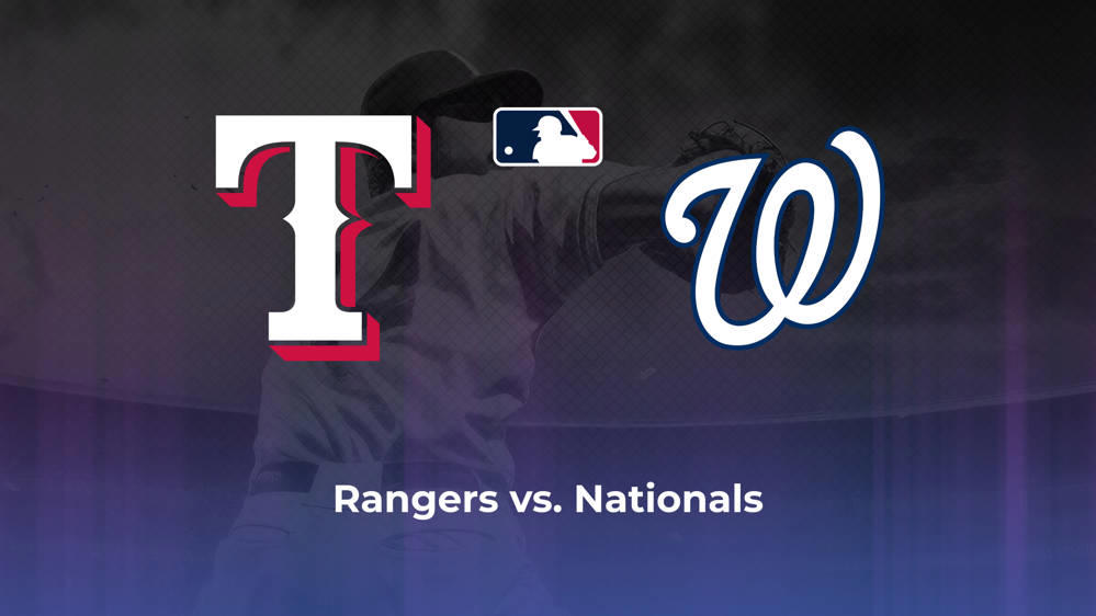 Rangers vs. Nationals Betting Odds, Probable Starters 5/1/2024