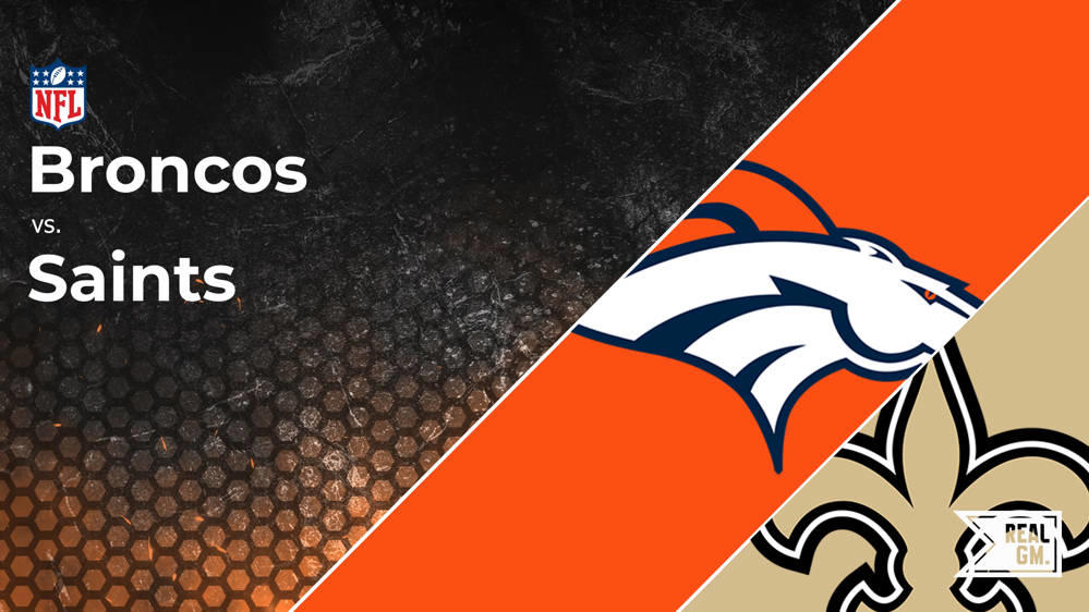 Broncos vs. Saints Odds, Over/Under, Spread, Lines | Week 7 | RealGM