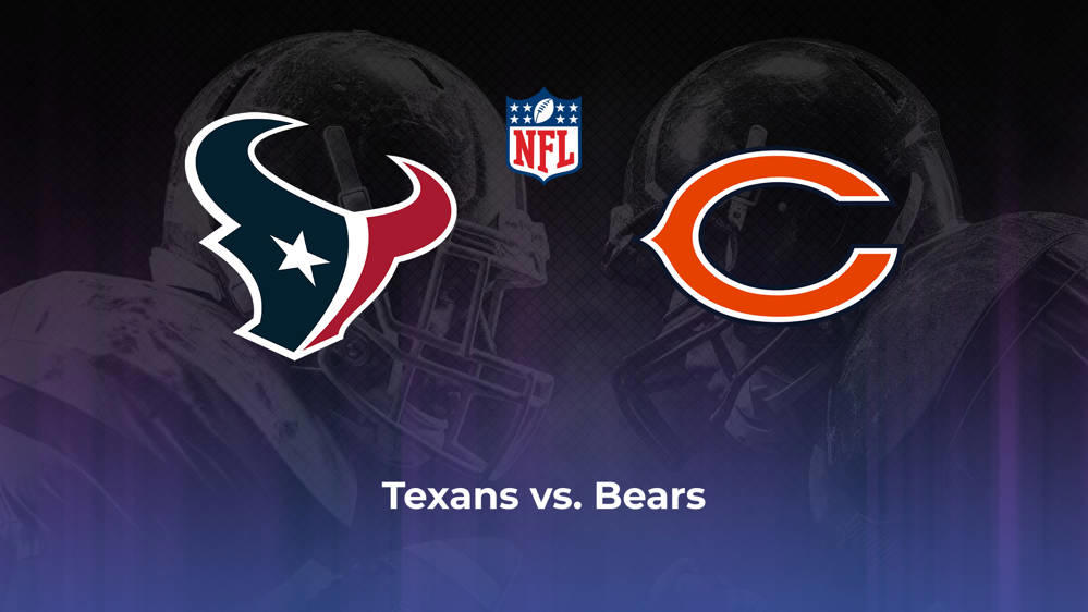 Bet on Texans vs. Bears in New Jersey: Betting Odds, Line and Spread