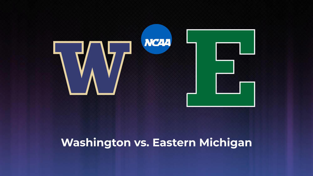 Washington vs. Eastern Michigan Spread, Line & Odds for Sept. 7