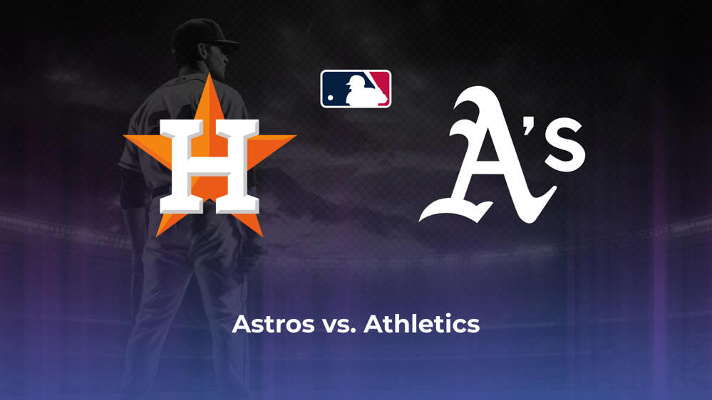 Astros vs. Athletics Betting Odds, Probable Starters 7/24/2024