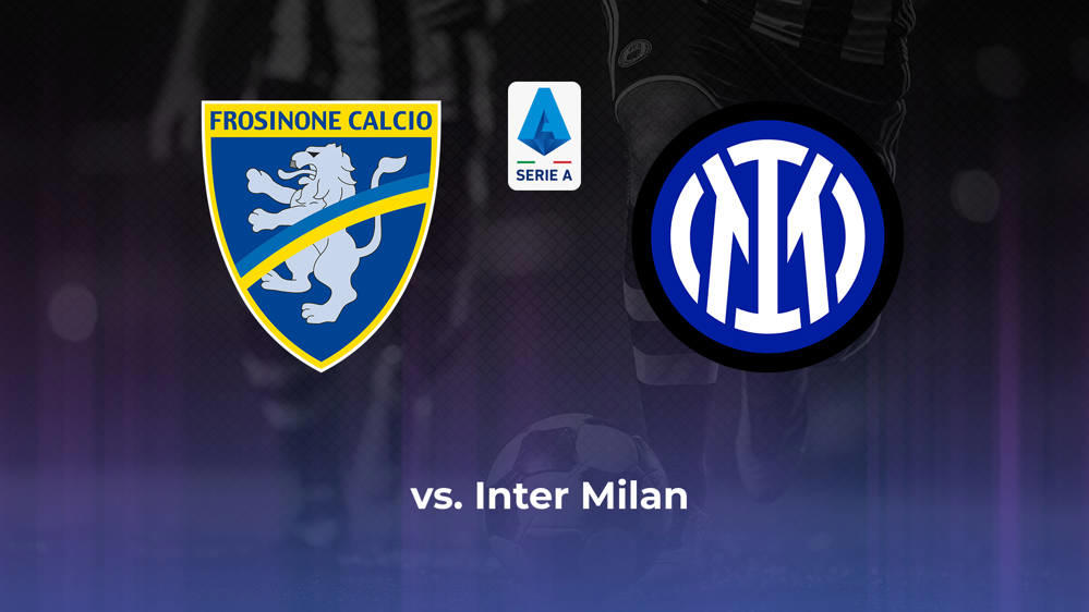 Frosinone Calcio vs. Inter Milan Betting Odds, Offensive Leaders, & Moneyline 5/10/2024