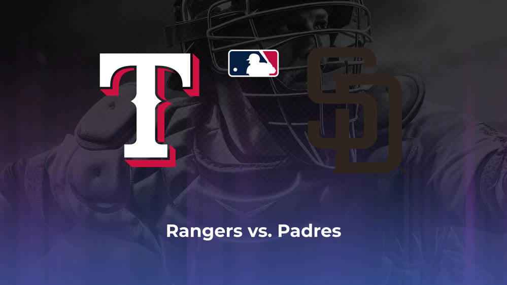 Rangers vs. Padres Betting Odds, Probable Starters 7/3/2024