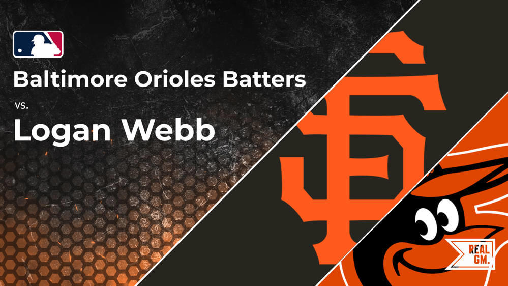 Orioles vs. Logan Webb and the Giants: Batter vs. Pitcher Stats 